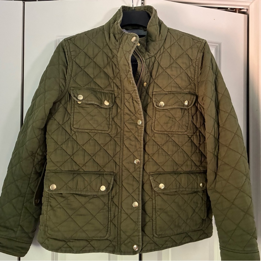 J. Crew Quilted Field Jacket